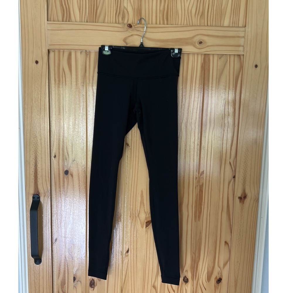 Lululemon Black High Rise‎ Yoga Pants Athletic Leggings Womens